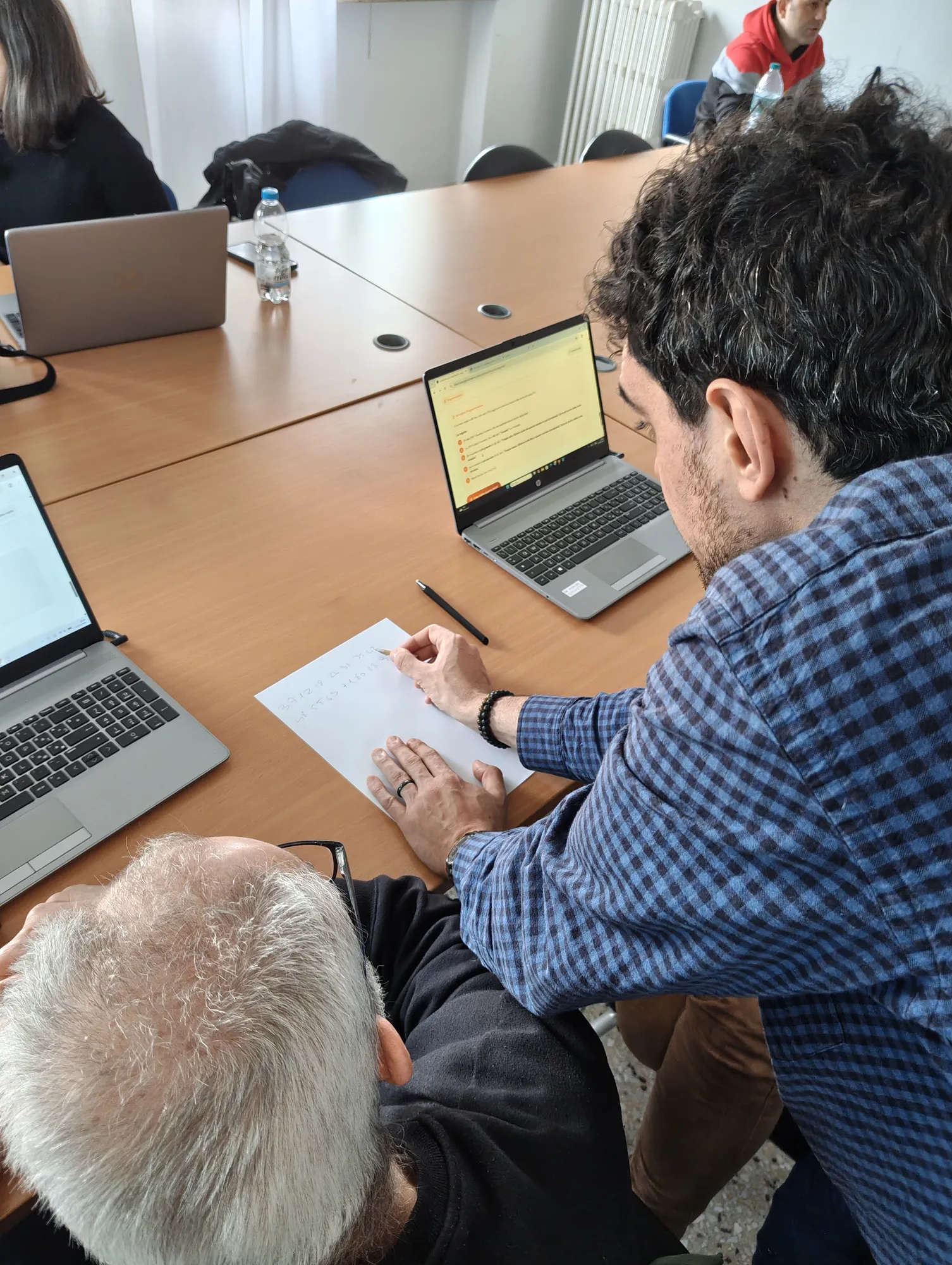 Federico Boggia durante una sessione di coaching e formazione individuale 1:1